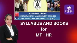 Coal India Ltd MT-HR - Syllabus and Books
