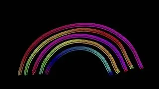 2d rainbow black screen