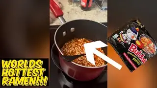 ME, MY FRIENDS AND FAMILY EAT THE WORLDS HOTTEST RAMEN!!! (1000 subscriber special)
