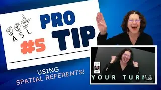 ASL ProTip#5  Spacial referents for timeframes #shorts