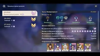 Прохождение Театра Воображариум версии 5.0 (Превосходный Режим) | Genshin Impact