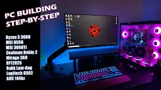 Pc build 2021 l 80k gaming and video editing rig l Ryzen 5 3600 and MSI 3060Ti Gaming X Trio
