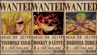 All ONE PIECE BOUNTIES After WANO ( 2022 ) PREDICTION