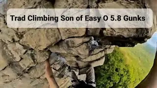 #125 Trad Climbing Gunks Classic Son of Easy O 5.8