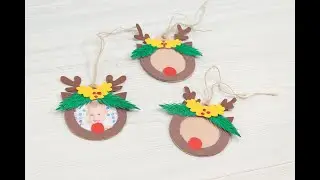 Enfeite de Natal personalizado com foto – Manualidades para crianças