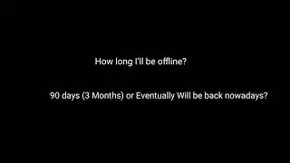 I’ll be eventually be back if I got a new PC After My dad buying my uncle’s house.