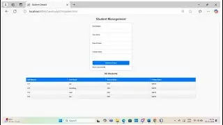 🎓 Spring MVC Student Registration with Source code | Java Web Application with MySQL 🌟