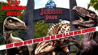 3.0.30 JURASSIC WORLD ALIVE MAINTENANCE BATTLES! STAY TUNED AFTER UPDATE FOR EXCLUSIVE BETA CONTENT!