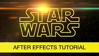 Star Wars Intro tutorial (After Effects)