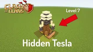 How I built Clash of Clans Hidden Tesla level 7 in Minecraft