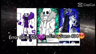 Error Sans 505 vs Alpha Sans vs Error Sans 404