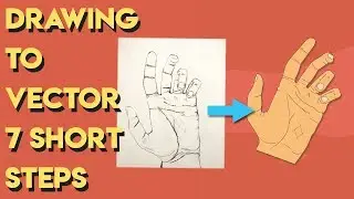 Easily Convert Drawing to Digital Art | Adobe Illustrator