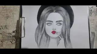 Rasm chizish.расм чизиш.qiz rasmini chizish