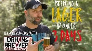 Brewing a quick lager in under 3 days - Don´t just take my word for it!  Fermentasaurus part 7