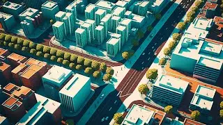 Cities Skylines 100k Population City in 30 Minutes