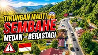 MELIHAT  SUASANA  LALU  LINTAS  DI  TIKUNGAN  SEMBAHE  JALAN  MEDAN-BERASTAGI