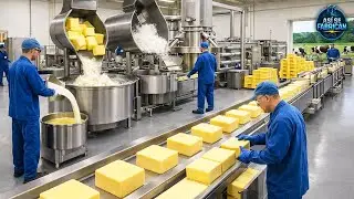 HOW BUTTER IS MADE 🧈 | THIS IS HOW INDUSTRIAL COW'S BUTTER IS PROCESSED