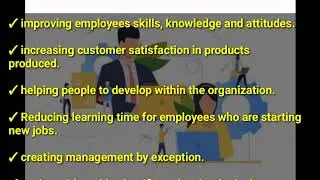 Benefits of training (topic 7 