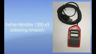 Morpho Icons Idemia MSO 1300 E3 USB All Purpose Biometric Device (Red & Black) Unboxing Amazon
