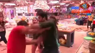 Asim Riaz Paras Chabra and Siddharth Shukla physical fight Bigg Boss 13 