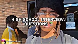 High School Public Interview | What’s Your Worse S** Experience 😨