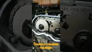 Correct installation of IVECO DAILY 3.0 timing chains