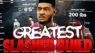 NBA 2K17 GREATEST SLASHER BUILD! HE IS UNSTOPPABLE! INSANE SHOOTING AND DUNKING STATS