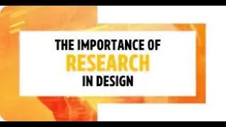 Importance of reseach in graphic designing video 07