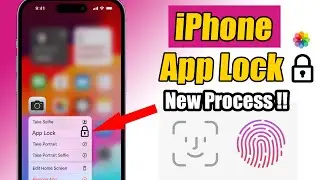 How to LOCK APPS on iPhone with FACE ID | iPhone App Lock Kaise Kare 2023 New Method Apple App Lock