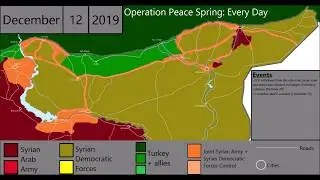 Turkish Invasion of Northern Syria (Operation Peace Spring): Every Day