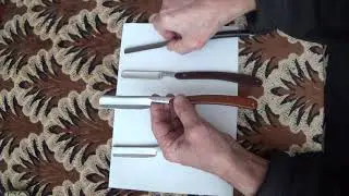 Как определить степень заточки опасной бритвы.