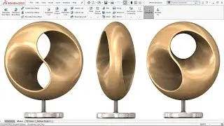 Master SolidWorks | Create Stunning 'Trefoil Knot Minimal Surface' in Days | Boost Your CAD Skills