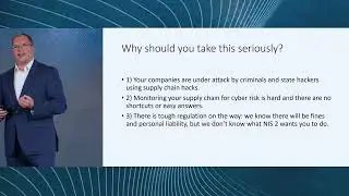 Jan Lemnitzer - Optilon SCC 2022 - Why Supply Chain Cyber Risk should be taken seriously