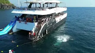 Enjoy a private exclusive trip to Banana Beach & end with a breathtaking sunset aboard SEANERY yacht