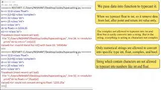 20 Basic Python Lecture 18   Typecasting Type Conversion Implicit and Explicit Typecasting