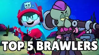 TOP 5 BRAWLERS META QUE TIENES QUE MAXEAR YA EN BRAWL STARS