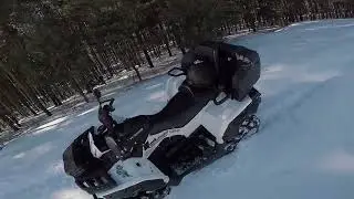 Когда наст перестал держать. Stels Guepard 650, CFmoto X8