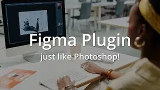 PhotoPea just like Photoshop! #figmaplugin #figma #plugins #photoshop