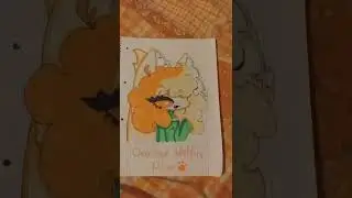 How I draw Orange Wolfie Paw🐾: