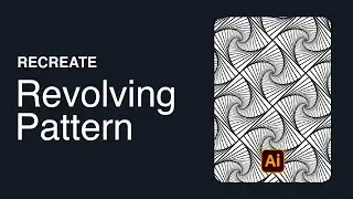 Recreate This Revolving Pattern in This Adobe Illustrator