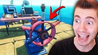 VOU CONSTRUIR uma CABINE NO BARCO!!! - Raft