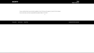 Sony A1 firmware v2.00 still suspended ! 29/03/24