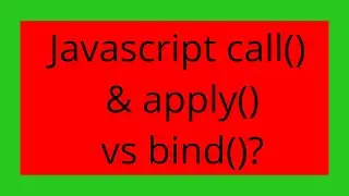 Javascript call() & apply() vs bind()?