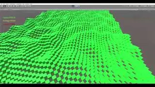 Unity Entity Component System (ECS) - пример с 50 000 игровых объектов в сцене