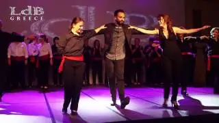 Lia Verra & Nikolas Kazakos dancing Sirtaki @ LdB Greece International Oriental Dance Festival