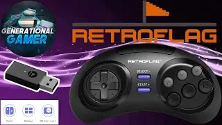 RetroFlag 6 Button Sega Genesis Mini Controller (Controller-M) Demo (Part 3)