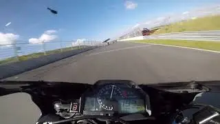 Whoopsie curb moment on track