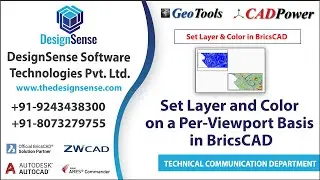 BricsCAD Tutorials: Set Layer and Color on a Per-Viewport Basis in BricsCAD | Designsense Software’s
