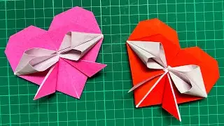 HEART ORIGAMI | MAKING ORIGAMI HEARTS IS VERY EASY AND SIMPLE ❤️🩷