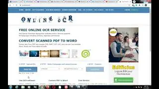 how to convert an image or scanned PDF in to Word or text
